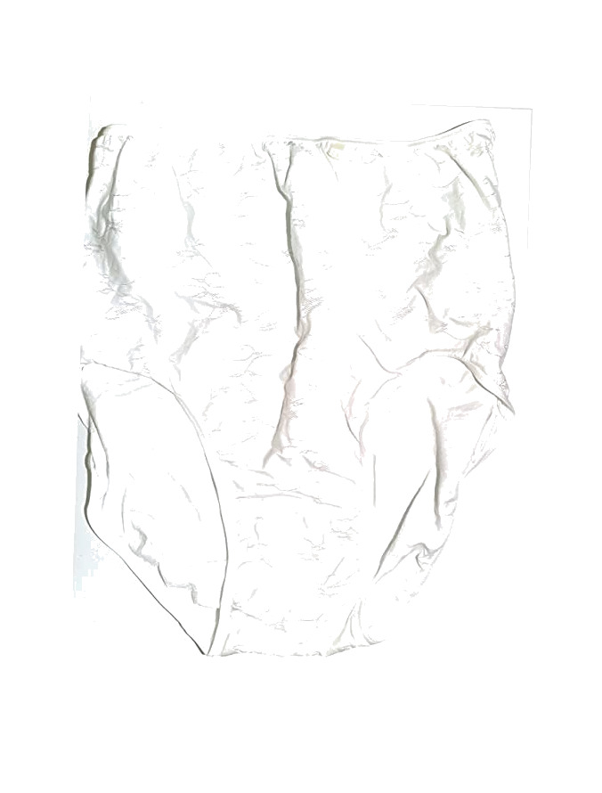 braga alta de lycra avet en color blanco - tallas m, l y xl